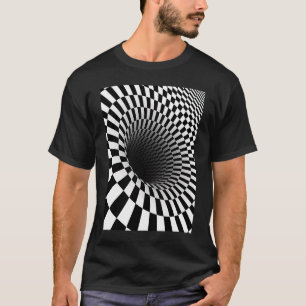Optical Illusion Hole Illusion Science T-Shirt