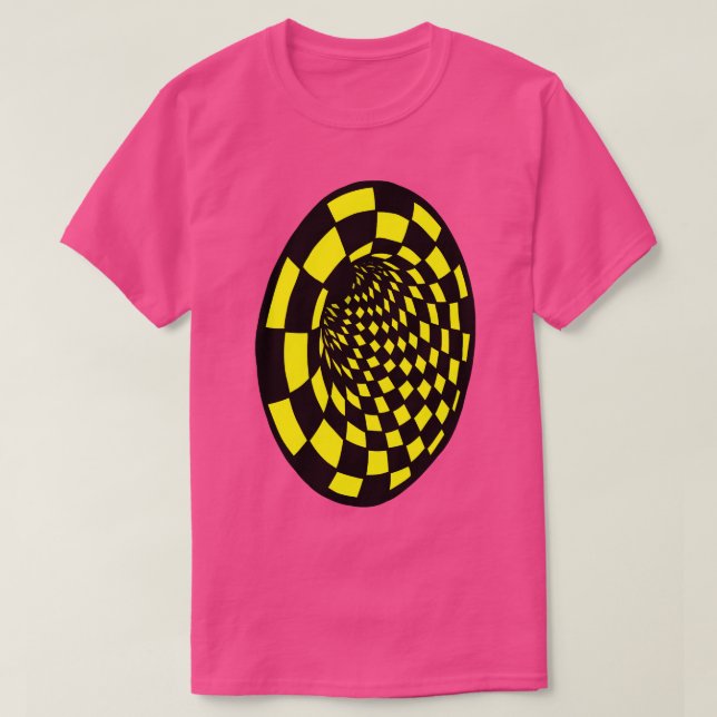 Optical Illusion Hole T-Shirt (Design Front)