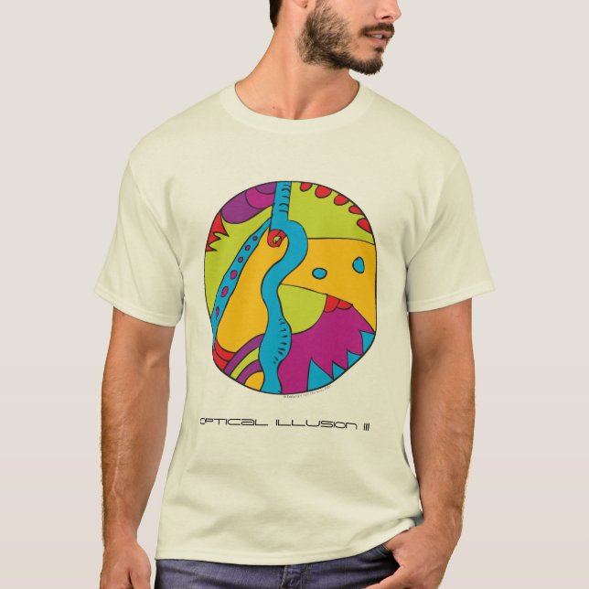 Optical illusion III T-Shirt (Front)
