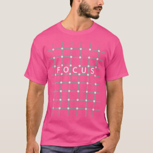 Optical Illusion Illusion Grid Dot Focus T-Shirt
