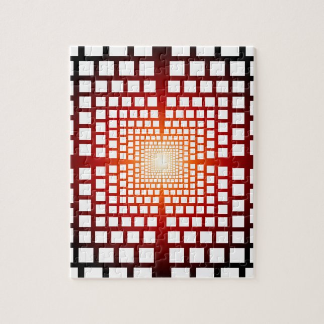 Optical illusion jigsaw puzzle (Vertical)