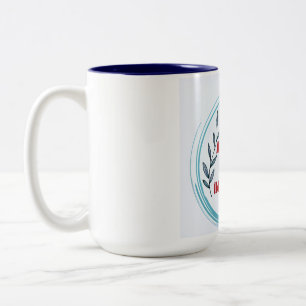 "Optical Illusion Mug" Two-Tone Coffee Mug