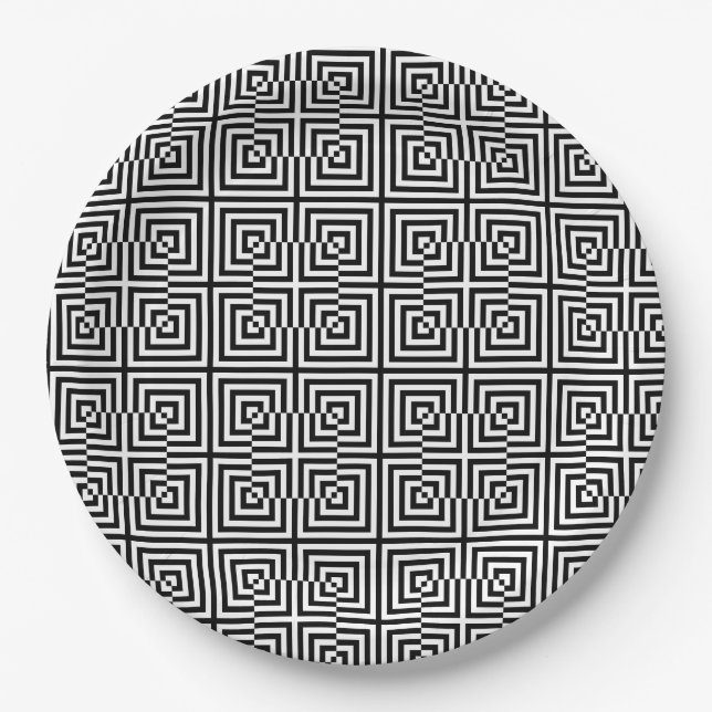 Optical Illusion Party Plates - set 1 (Front)