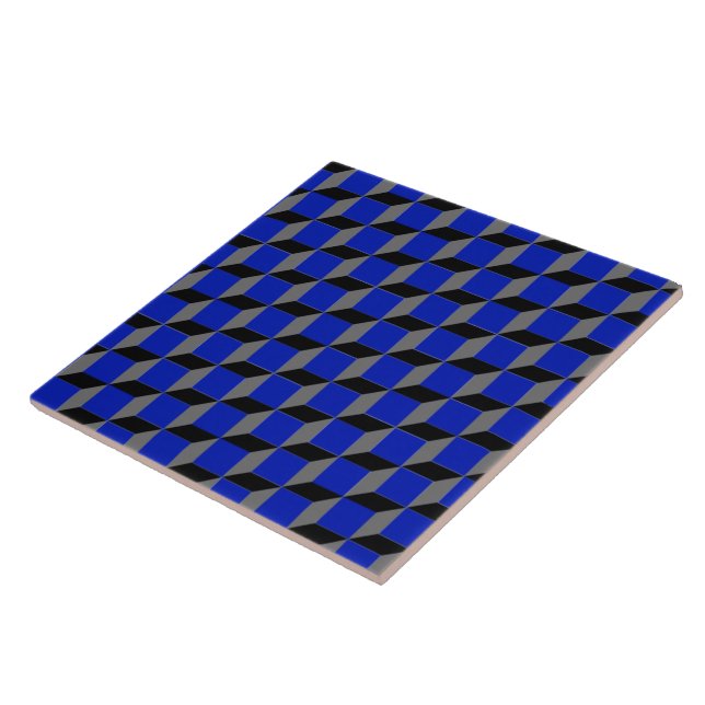 Optical Illusion Pattern. Customisable Background  Tile (Side)