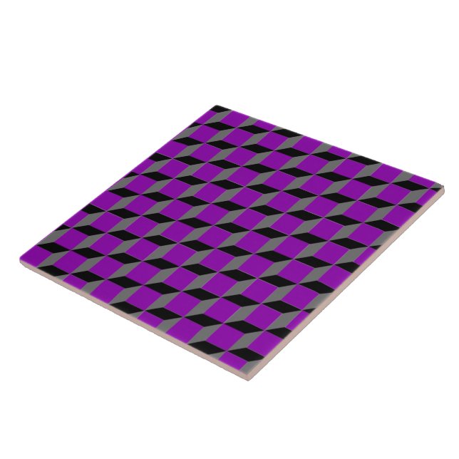 Optical Illusion Pattern. Customisable Background  Tile (Side)