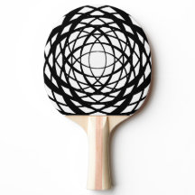 Optical illusion Ping Pong Paddle