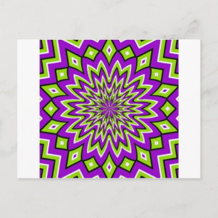 Optical Illusion Postcard