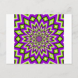 Optical Illusion Postcard
