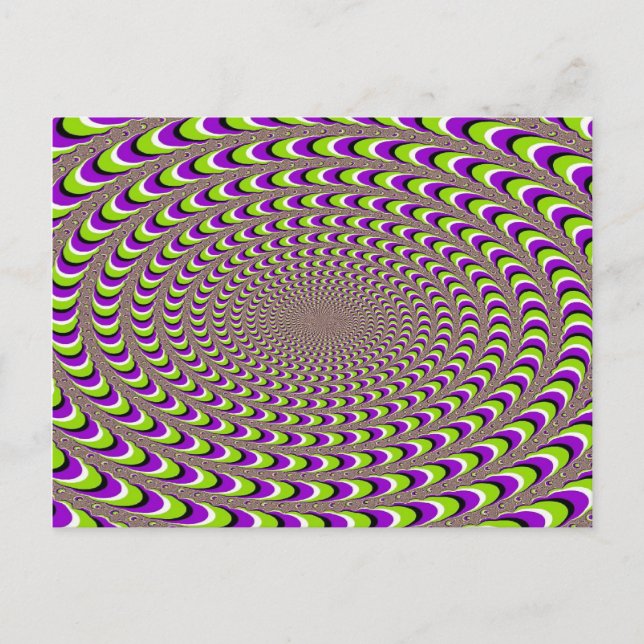 Optical Illusion Postcard (Front)