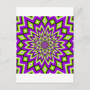Optical Illusion Postcard