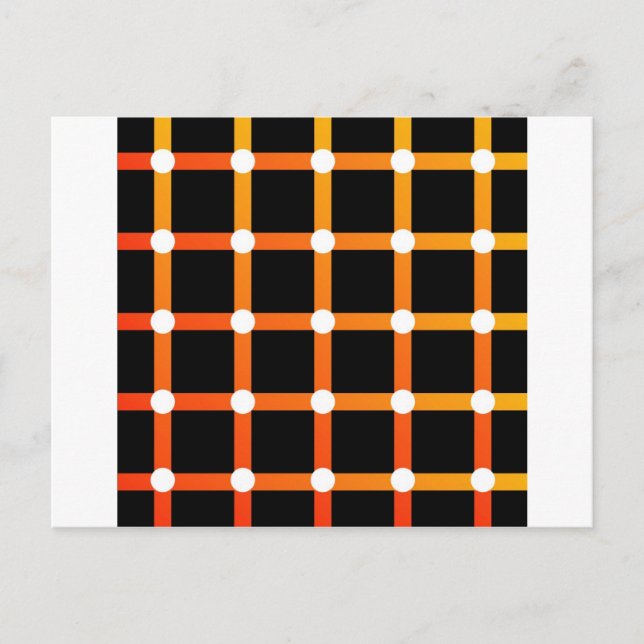 Optical illusion postcard (Front)