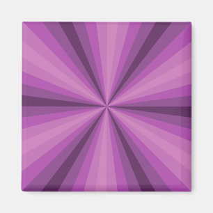 Optical Illusion Purple Magnet