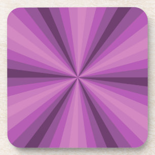 Optical Illusion Purple Notebook Coaster