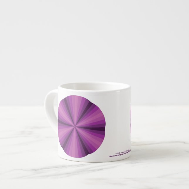 Optical Illusion Purple Speciality Mug (Front Left)