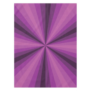 Optical Illusion Purple Tablecloth