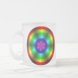 Optical Illusion Rainbow Mug
