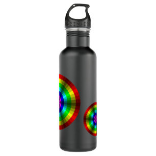 Optical Illusion Rainbow Water Bottle