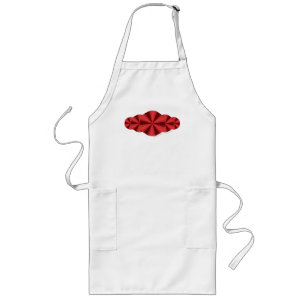 Optical Illusion Red Apron