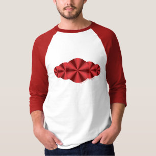 Optical Illusion Red Men's Light Shirt