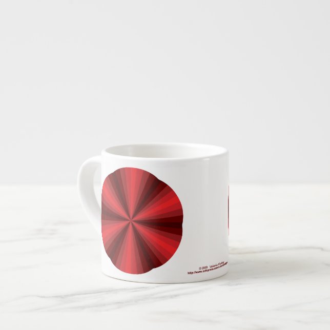 Optical Illusion Red Speciality Mug (Front Left)