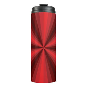 Optical Illusion Red Thermal Tumbler