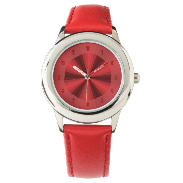Optical Illusion Red Watch (Front)
