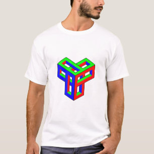 Optical Illusion RGB Blocks T-Shirt
