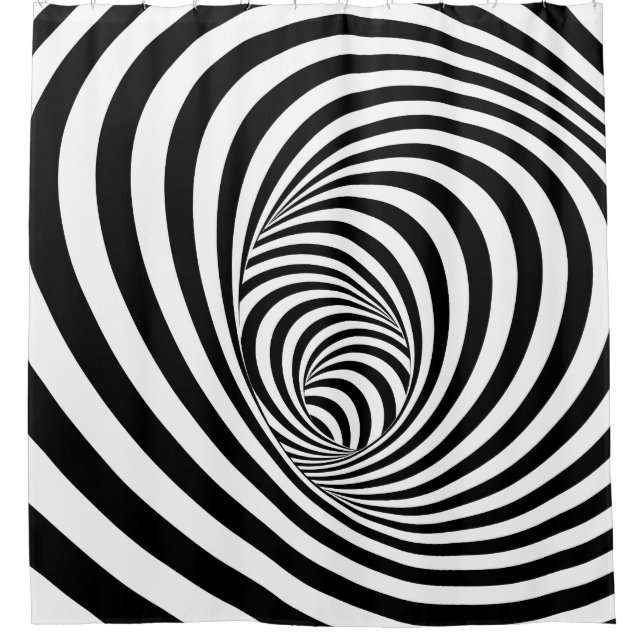 Optical Illusion Set A - Shower Curtain (Front)
