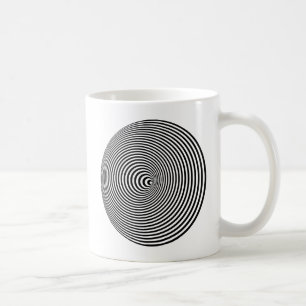 Optical Illusion Spiral Coffee Mug