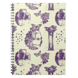 Optical Illusion Spiral Notebook