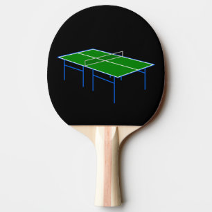 Optical Illusion Table Tennis Surface Ping Pong Paddle