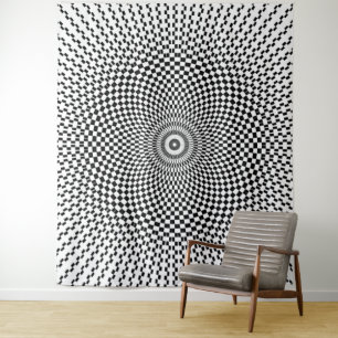 Optical Illusion Tapestry