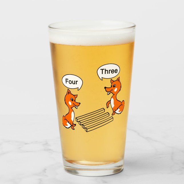 Optical illusion Trick Glass (Front Filled)