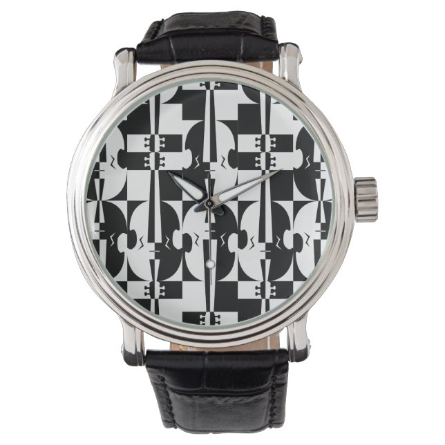 Optical Illusion Violins Watch (Front)
