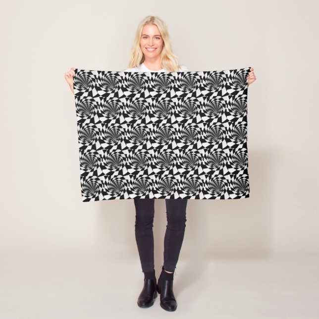 Optical Illusion Vortex Blanket (In Situ)