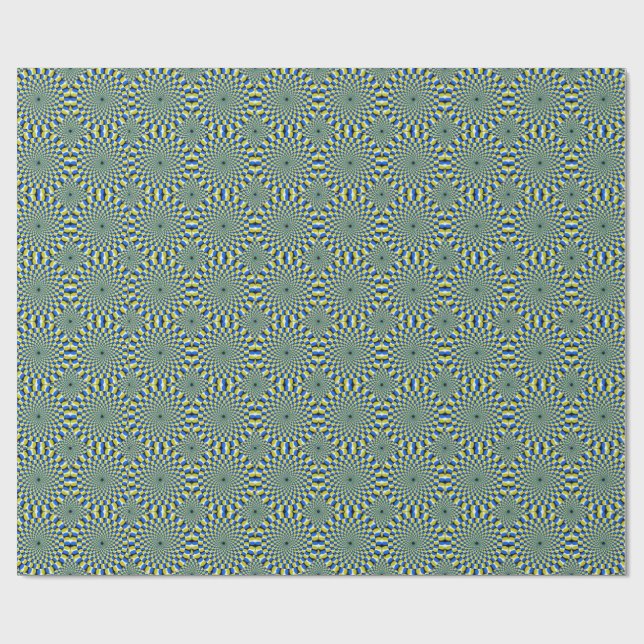 Optical Illusion Wrapping Papper Paper (Flat)