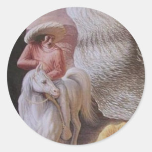 Optical Illusions Classic Round Sticker