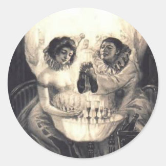 Optical Illusions Classic Round Sticker