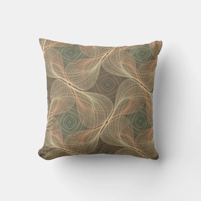 Optical Illusions: Geometric Intrigue Cushion (Front)