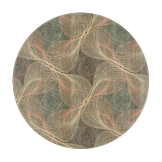 Optical Illusions: Geometric Intrigue Cutting Board