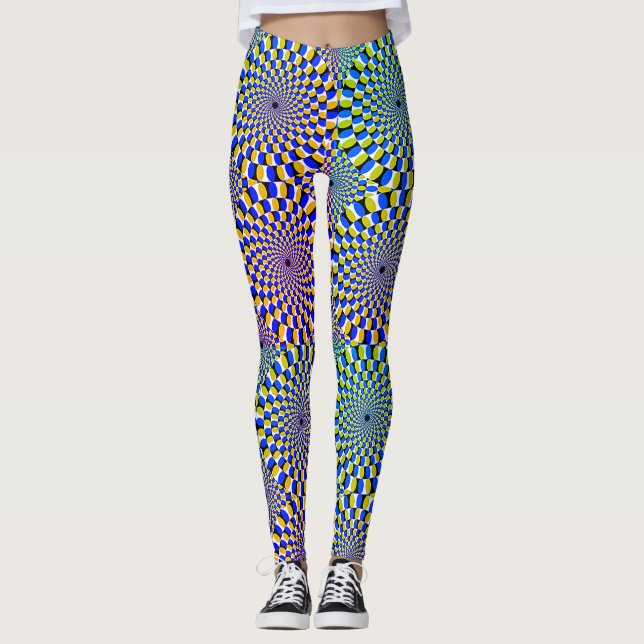 optical illusions leggings (Front)