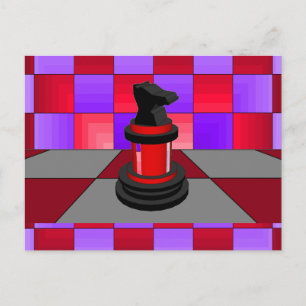 Optical Knight Chess CricketDiane 2013 Postcard
