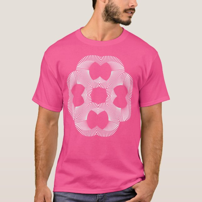 Optical Psychedelic Illusion Illusion T-Shirt (Front)