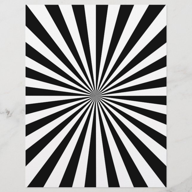 Optical Sun Burst Spinning Wheel Design (Front)