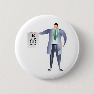 Optician 6 Cm Round Badge