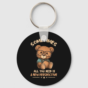 Optician Bear New Perspective Eye Doctor Ophthalmo Key Ring