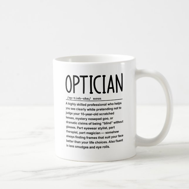 Optician Coffee Mug (Right)