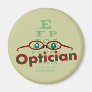 Optician--Eye chart Gifts Magnet