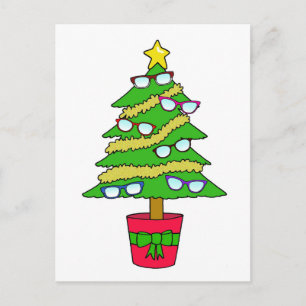 Optician Happy Christmas Humor Holiday Postcard
