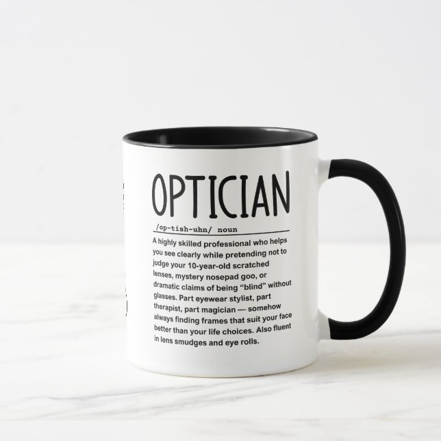 Optician Mug (Right)